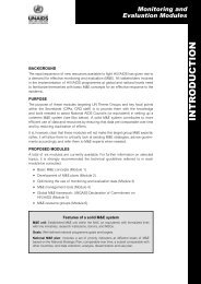 Monitoring and Evaluation Modules - Global HIV M&E Information
