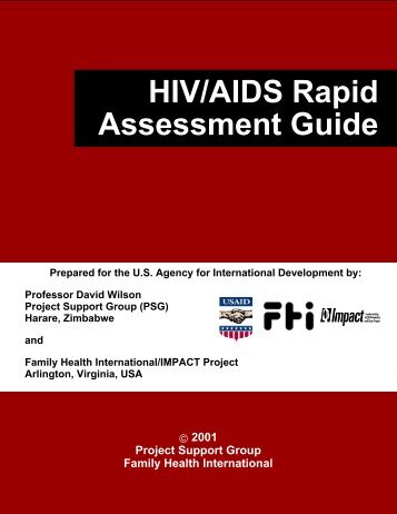 HIV/AIDS Rapid Assessment Guide - GAMET HIV Monitoring ...
