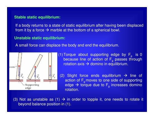 Chapter 11 â Equilibrium and Elasticity - UCF Physics