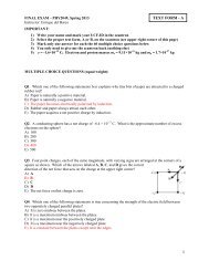 TEXT FORM - A - UCF Physics