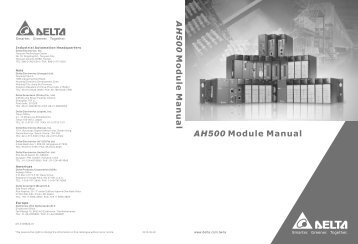 AH500 Module Manual A H 5 0 0 M o d u le M a n u a l