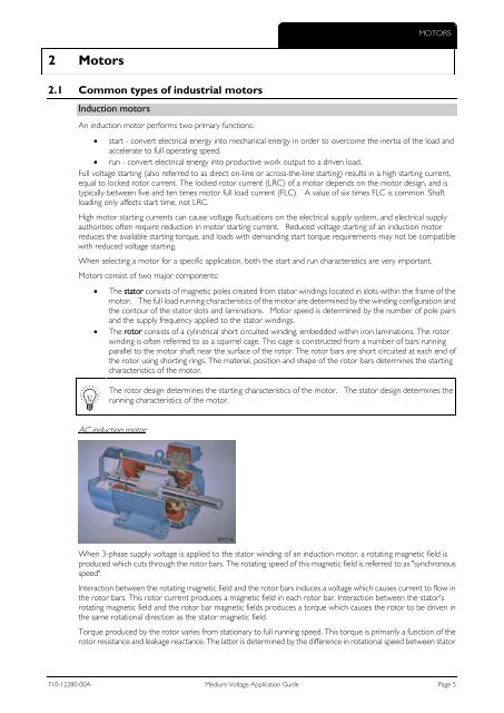 Medium Voltage Application Guide