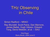 THz Observing in Chile