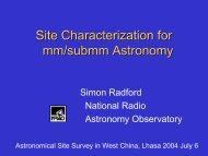 Site Characterization for mm/submm Astronomy