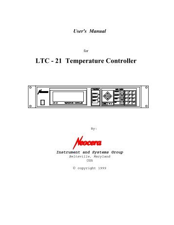 LTC - 21 Temperature Controller