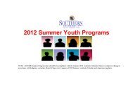 2012 Summer Youth Programs - Southern University at Baton Rouge