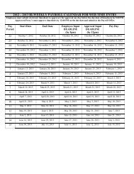 2012 – 2013 bi-weekly payroll calendar for web time entry