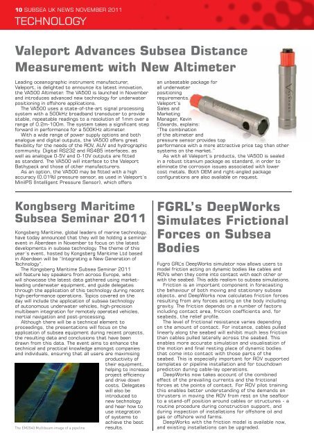 SUBSEA UK NEWS