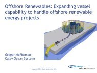 Gregor McPherson - Caley Ocean Systems - Subsea UK