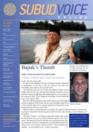 Bapak's Thumb - Subud Voice