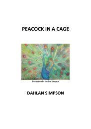 PEACOCK IN A CAGE - Subud World News