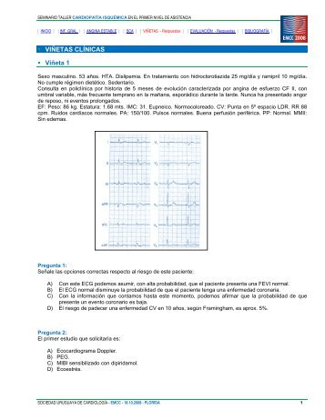 VIÃETAS - Respuestas - Sociedad Uruguaya de CardiologÃ­a