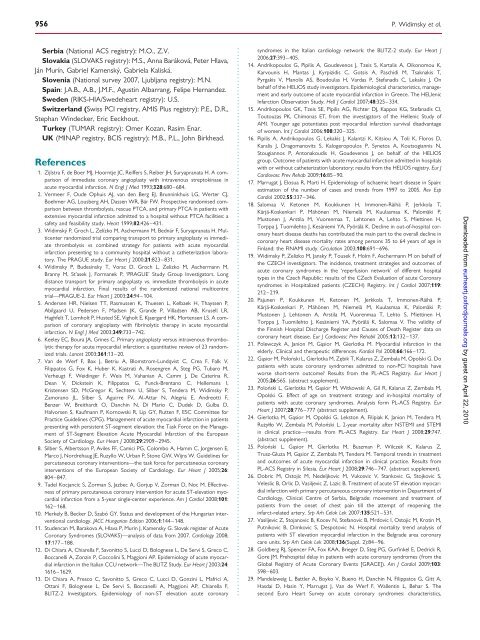 Reperfusion therapy for ST elevation acute myocardial infarction in ...