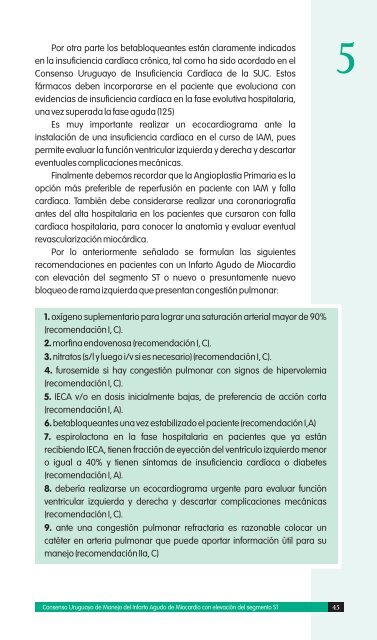 Librillo Consenso 2005.cdr - Sociedad Uruguaya de CardiologÃ­a