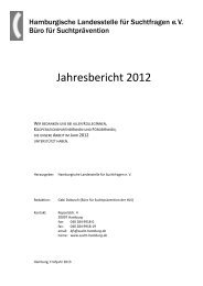 Jahresbericht 2012 - Sucht-Hamburg