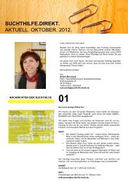 Newsletter Allgemein III. 2012 - Suchthilfe direkt Essen gGmbH