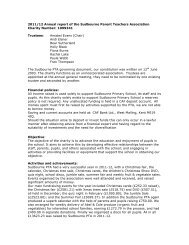 2011 12 PTA Annual Report.pdf - Sudbourne Primary School
