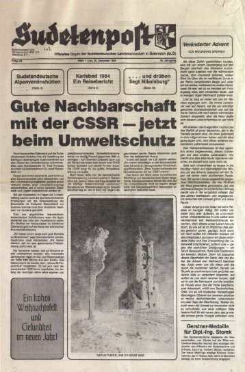 Ausgabe - Sudetenpost