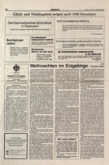 Ausgabe - Sudetenpost