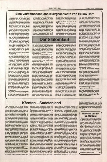 Tschechen kassieren von Vertriebenen für 50 Jahre ... - Sudetenpost