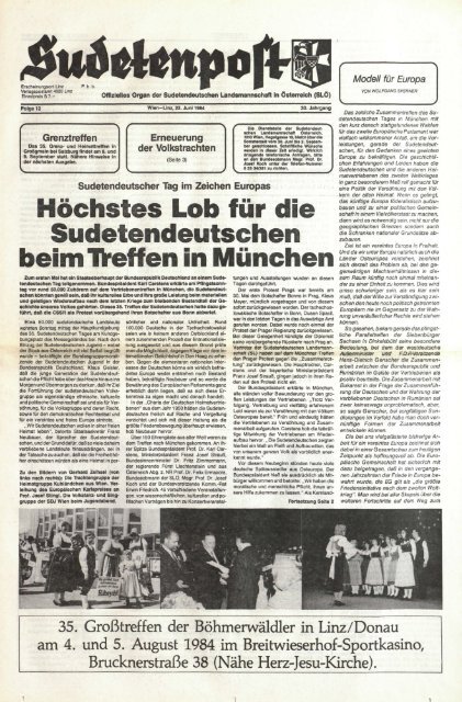 Ausgabe - Sudetenpost