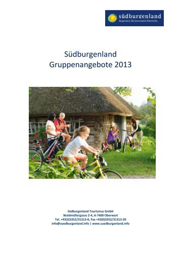 gruppenangebote sdburgenland_2013.pdf - SÃ¼dburgenland