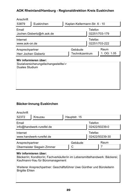 ausbildungs- & studienbörse