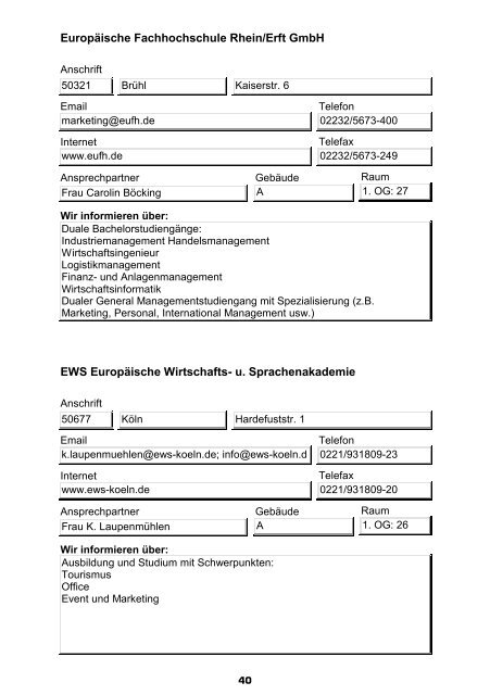 ausbildungs- & studienbörse