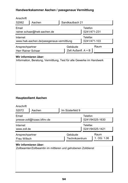 ausbildungs- & studienbörse