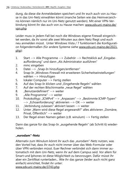 Erstsemesterzeitung - bei der Fachschaft WiWi Mainz! - Johannes ...