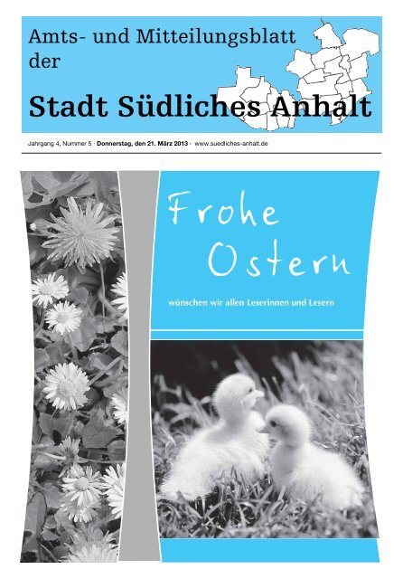Amtsblatt Nr. 5 - Stadt SÃ¼dliches Anhalt
