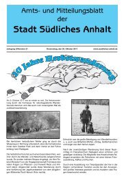 Amtsblatt Nr. 21 - Stadt SÃ¼dliches Anhalt