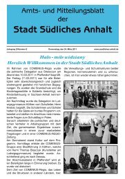 Amtsblatt Nr. 6 - Stadt SÃ¼dliches Anhalt