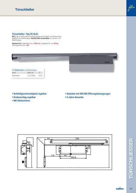 Rund um die TÃ¼re Teil 1 - SÃ¼d-Metall BeschlÃ¤ge GmbH