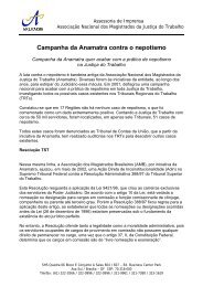 Download do PDF - AssociaÃ§Ã£o Nacional dos Magistrados da ...