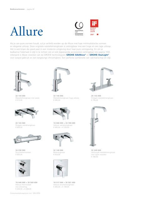 GROHE Badkamer Brochure - documentatie