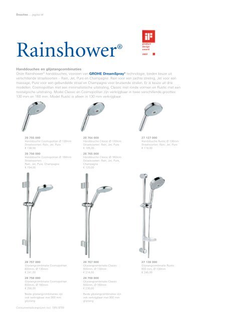 GROHE Badkamer Brochure - documentatie