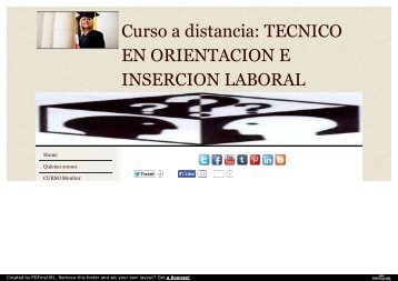 Curso Tecnico Orientacion Laboral