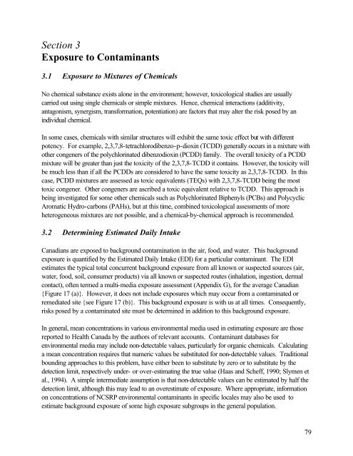 Protocol for the Derivation of Environmental and Human ... - CCME