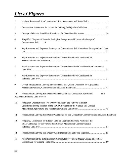 Protocol for the Derivation of Environmental and Human ... - CCME