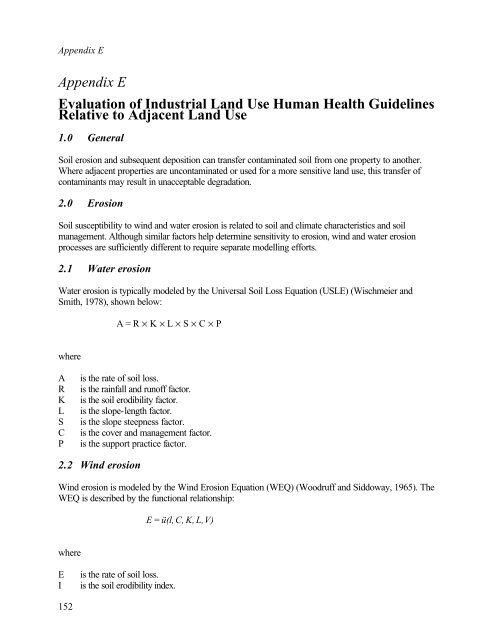 Protocol for the Derivation of Environmental and Human ... - CCME