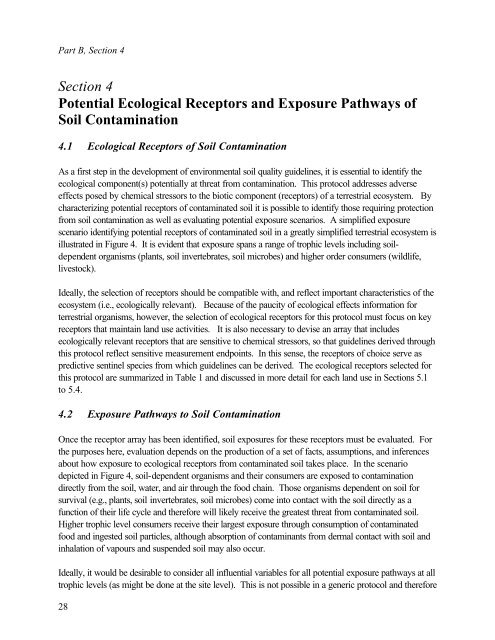 Protocol for the Derivation of Environmental and Human ... - CCME