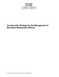 Canada-wide Strategy for the Management of Municipal ... - CCME