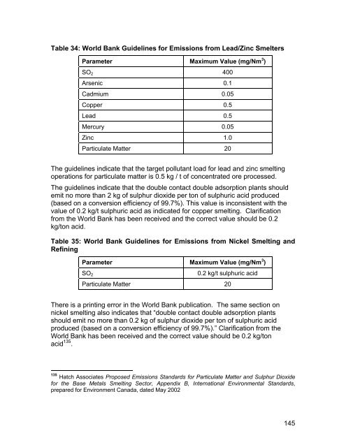 (MERAF) for the Base Metals Smelting Sector - CCME