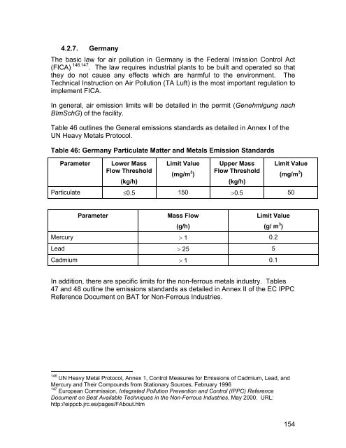 (MERAF) for the Base Metals Smelting Sector - CCME