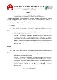 Errata Edital de Graduação 2013 - Fames