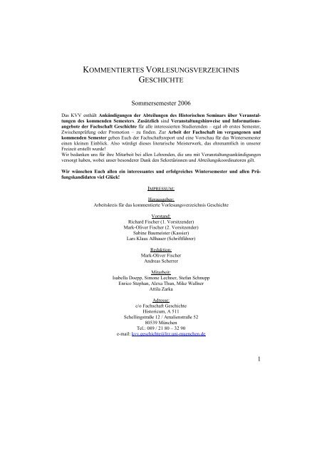 Wir Schreiben Geschichte Fachschaft Geschichte Der Universitat Wir Schreiben Geschichte Fachschaft Geschichte Der Universitat