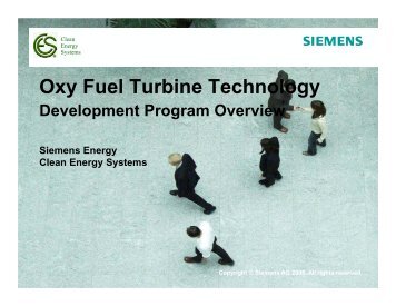 Oxy Fuel Turbine Technology - Gas/Electric Partnership