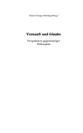 Vernunft und Glaube - Institut zur Förderung der Glaubenslehre