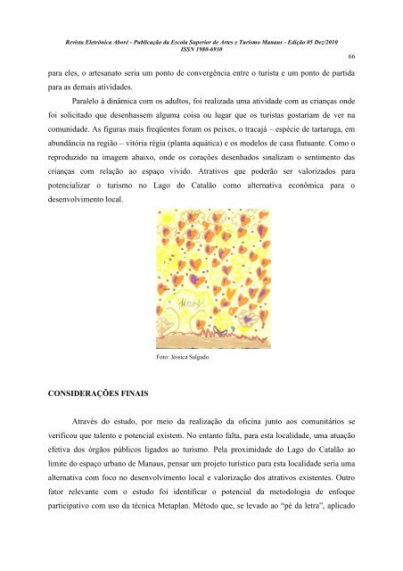 estudo de caso na comunidade do catalão - Revistas.uea.edu.br - uea
